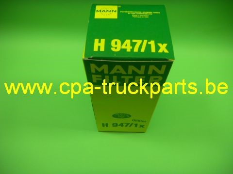 Filtre à Huile H 947/1 X MANN HU 947/1 X Oil Filter