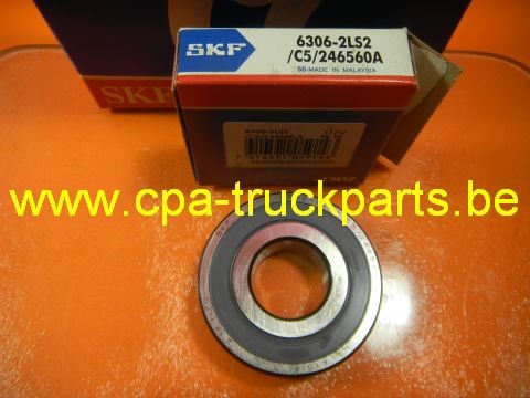 Roulement SKF 6306 2LS2/C5 - SKF 6306-2LS2-C5 - SKF 6306 2LS2 C5 - SKF 6306-2LS2/C5/246560A Bearing