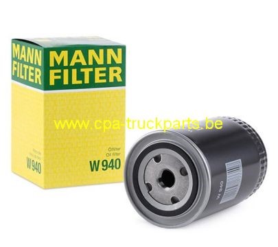Filtre à Huile W 940 MANN OIL Filter